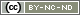 CC Attribution-Noncommercial-No Derivative Works 3.0 Unported