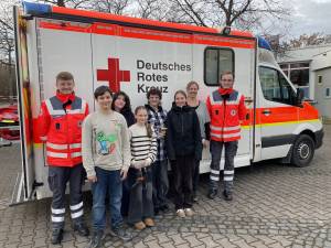 DRK zu Besuch bei der Sani-AG