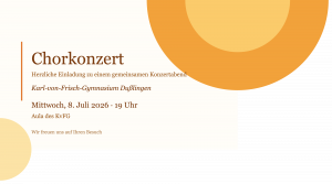 Einladung Chorkonzert