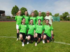 Das Gewinnerteam bei Jugend trainiert für Olympia (Fußball)