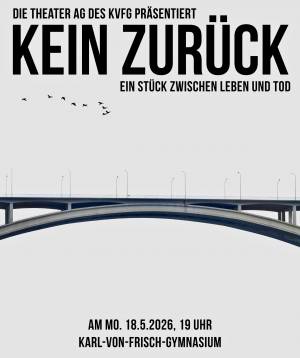 Plakat zur Theateraufführung "Kein Zurück"