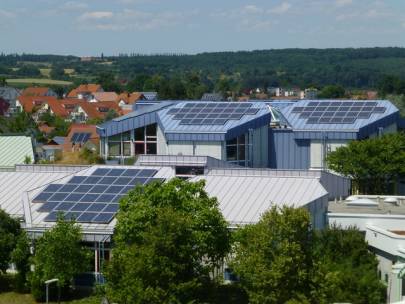 Photovoltaikanlage auf den KvFG-Dächern