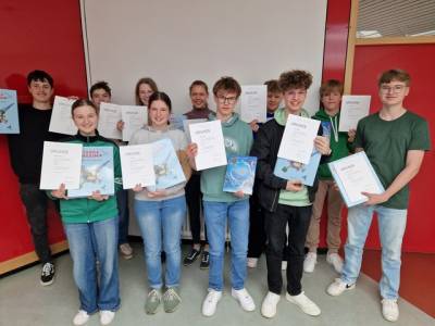 Preisträger beim Schülerwettbewerb des Landtags